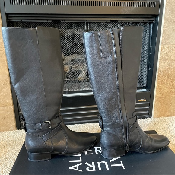 *NWT* Naturalizer Leather Knee High Riding Boots Comfortable Arch Supportive - Picture 2 of 10